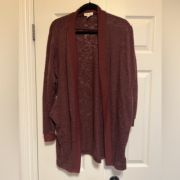 Burgundy Cardigan (lightweight) - Picture 1 of 4